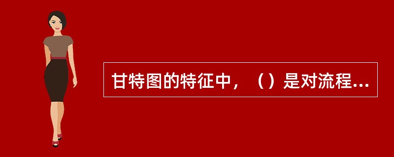 甘特图的特征中，（）是对流程图的改进。