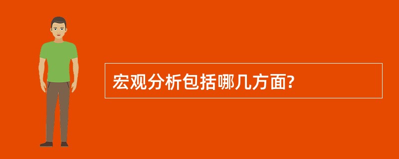 宏观分析包括哪几方面?