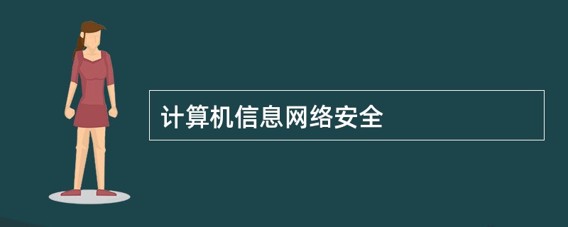 计算机信息网络安全