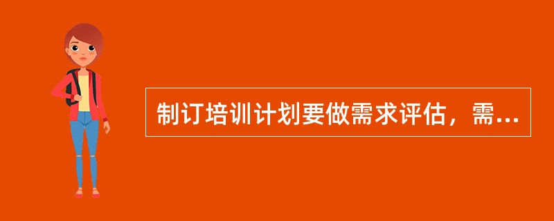 制订培训计划要做需求评估，需求评估主要入手是从组织分析、任务分析和（）