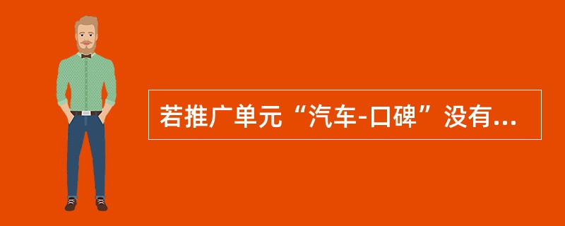 若推广单元“汽车-口碑”没有设置暂停，其内的关键词“十万元买什么车好”暂停推广，