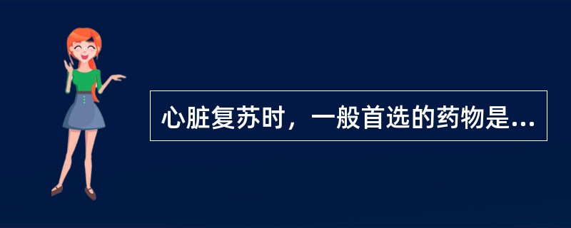 心脏复苏时，一般首选的药物是（）