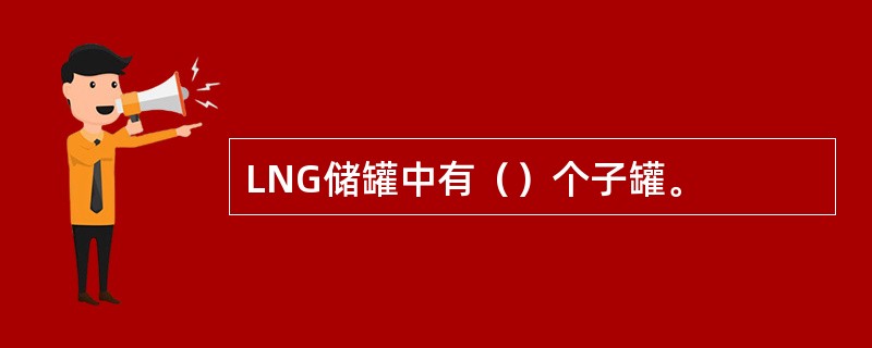 LNG储罐中有（）个子罐。