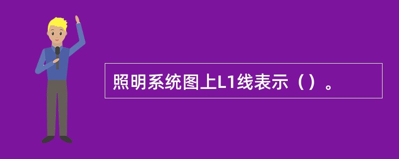 照明系统图上L1线表示（）。