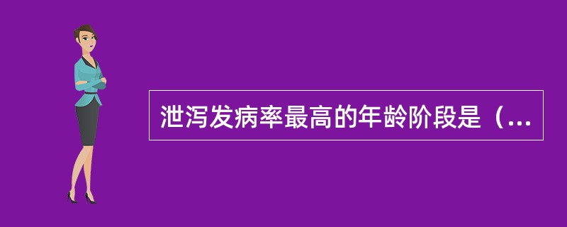 泄泻发病率最高的年龄阶段是（），病变脏腑多在（）