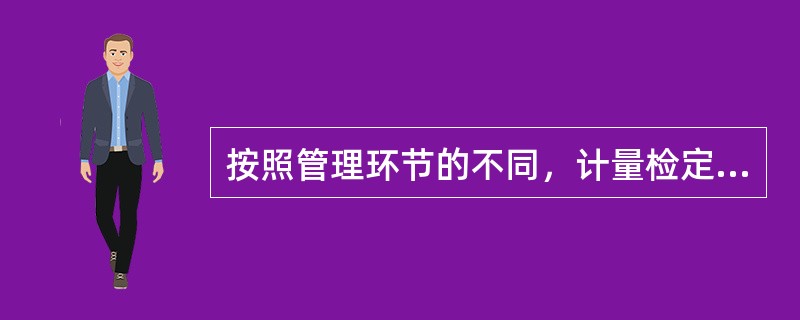 按照管理环节的不同，计量检定可以分为（）等类型。