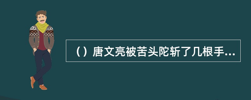 （）唐文亮被苦头陀斩了几根手指？