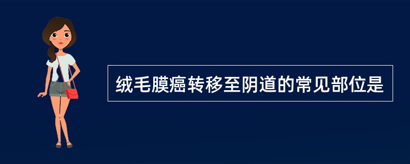 绒毛膜癌转移至阴道的常见部位是