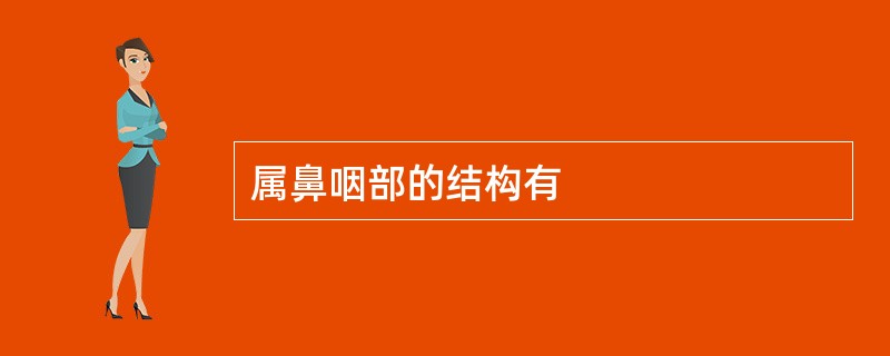 属鼻咽部的结构有