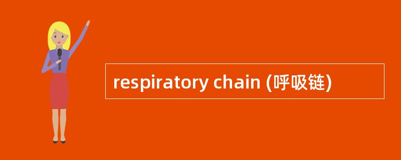 respiratory chain (呼吸链)