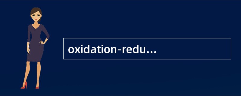 oxidation-reduction potentials, redox po