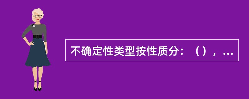 不确定性类型按性质分：（），（），（），（）