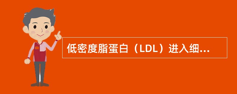 低密度脂蛋白（LDL）进入细胞的方式是（）