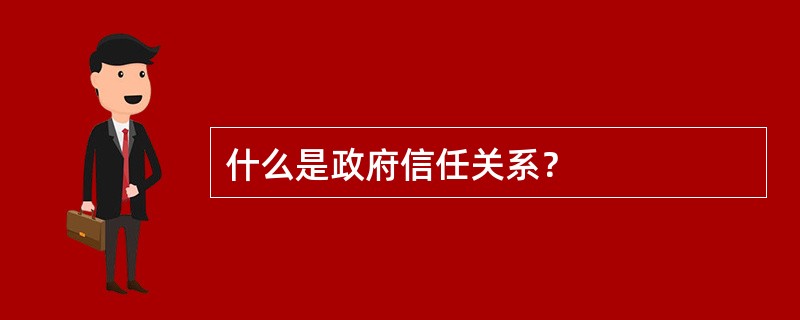 什么是政府信任关系？