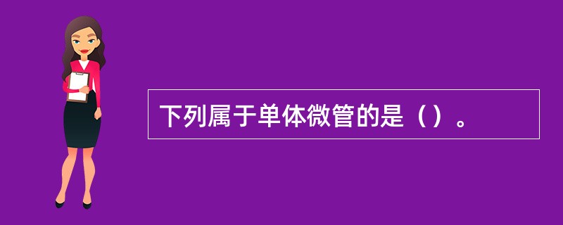 下列属于单体微管的是（）。