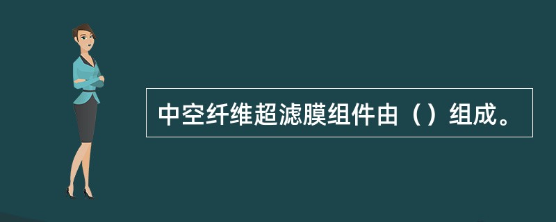 中空纤维超滤膜组件由（）组成。