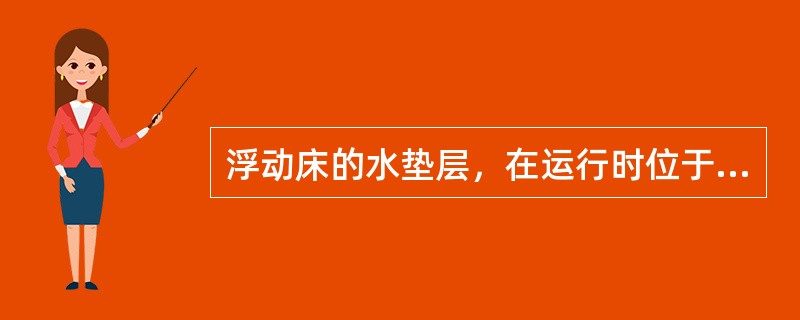 浮动床的水垫层，在运行时位于床体的（），在再生时位于床体的（）。