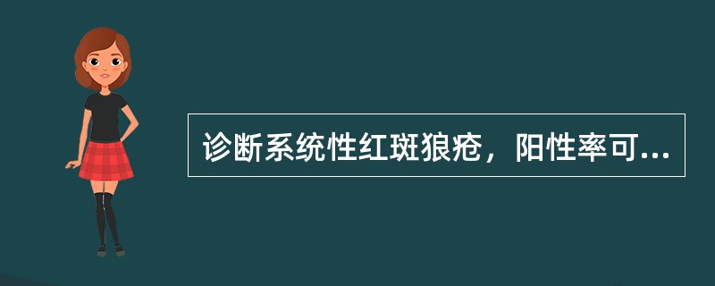 诊断系统性红斑狼疮，阳性率可能最高的抗体是A、抗ds£­DNA抗体B、抗核抗体C