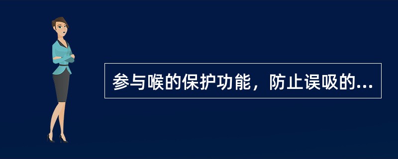 参与喉的保护功能，防止误吸的结构是A、声带B、杓会厌皱襞C、室带D、会厌E、以上