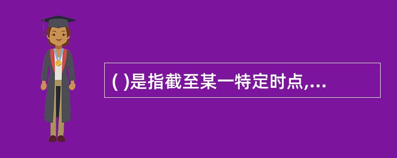 ( )是指截至某一特定时点,基金资金流入现值加上资产净值现值总额与资金流出现值总