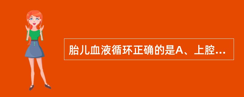 胎儿血液循环正确的是A、上腔静脉血大部分通过卵圆孔流入左心房B、脐动脉生后闭锁成