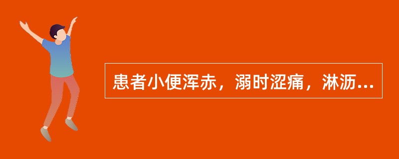 患者小便浑赤，溺时涩痛，淋沥不畅，小腹急满，苔黄腻，脉滑数。治疗宜首选的方剂是