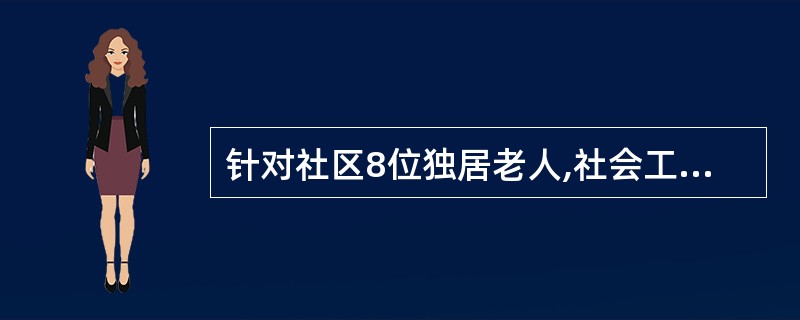 针对社区8位独居老人,社会工作者小张策划了“温馨电话问候”服务,动员社区居民以志