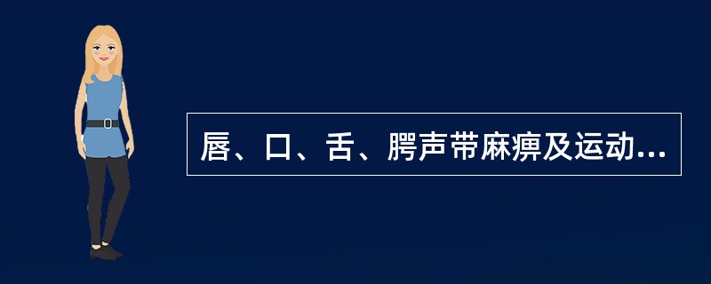 唇、口、舌、腭声带麻痹及运动失调引起的言语障碍为A、运动性失语B、皮质下失语C、