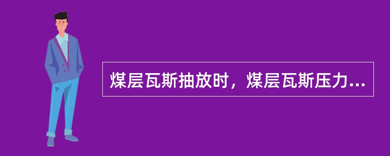 煤层瓦斯抽放时，煤层瓦斯压力（），瓦斯抽放越容易。