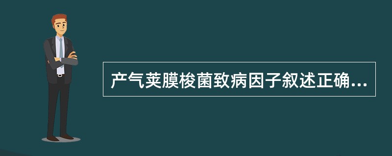 产气荚膜梭菌致病因子叙述正确的是（）