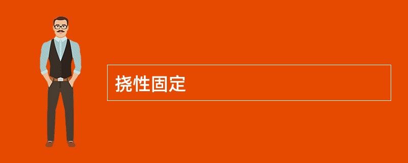 挠性固定