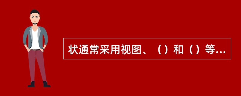 状通常采用视图、（）和（）等方法来表达。