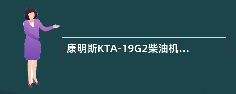 康明斯KTA-19G2柴油机的执行器中橡胶密封圈共有（）。