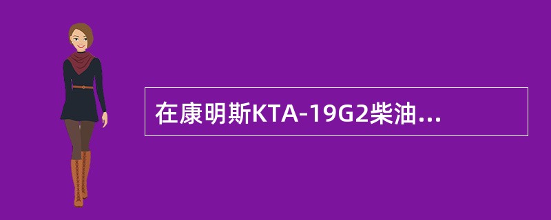 在康明斯KTA-19G2柴油机中，（）部件位于油底壳内.