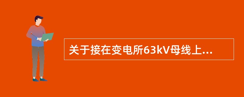 关于接在变电所63kV母线上的避雷器和电压互感器下列叙述最恰当的是（）。