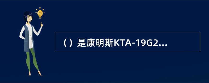 （）是康明斯KTA-19G2柴油机进排气通路所共有的。