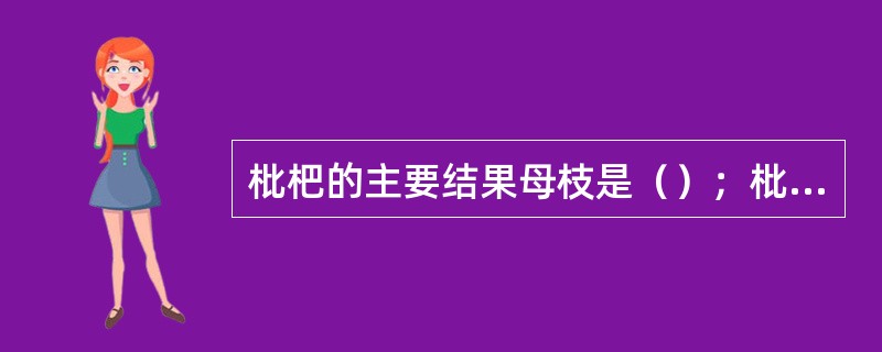 枇杷的主要结果母枝是（）；枇杷结果枝是（）。