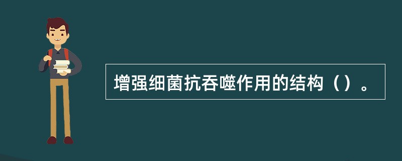 增强细菌抗吞噬作用的结构（）。