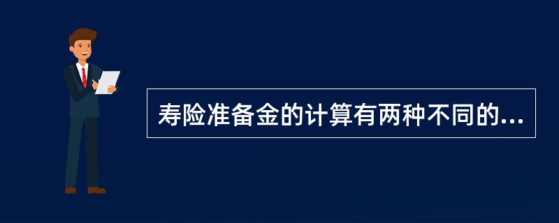 寿险准备金的计算有两种不同的方法，它们分别是()