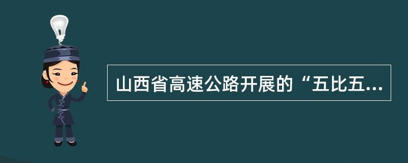 山西省高速公路开展的“五比五看，服务创优”活动中，收费系统的工作内容主要是什么？