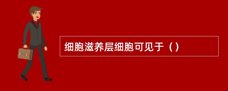 细胞滋养层细胞可见于（）