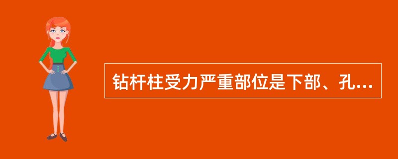 钻杆柱受力严重部位是下部、孔口处和（）附近。