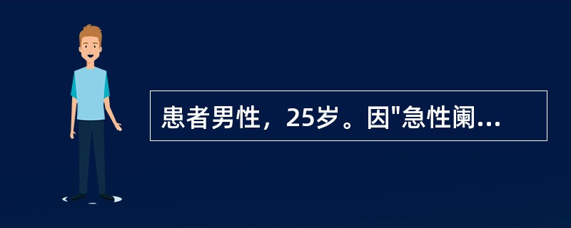 患者男性，25岁。因"急性阑尾炎"收入院，行阑尾切除术，术后患者主诉疼痛，最佳的