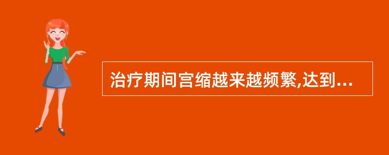 治疗期间宫缩越来越频繁,达到3分钟1次,中等强度,肛查宫口开大3Cm,最佳处理为
