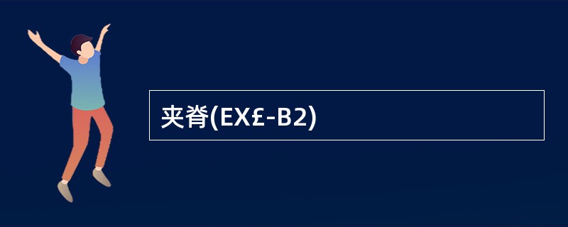 夹脊(EX£­B2)