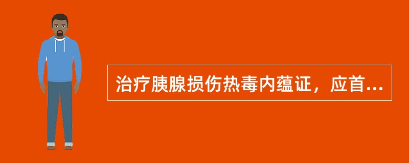 治疗胰腺损伤热毒内蕴证，应首选的方剂是