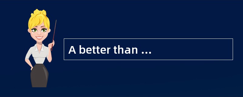 A better than B other than C rather than