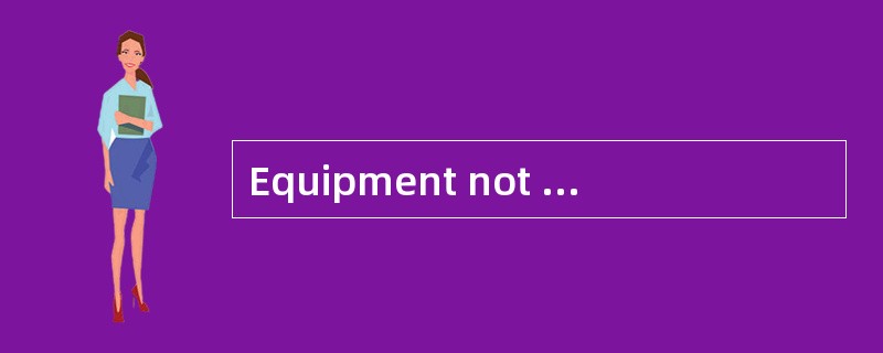 Equipment not ______ official safety sta