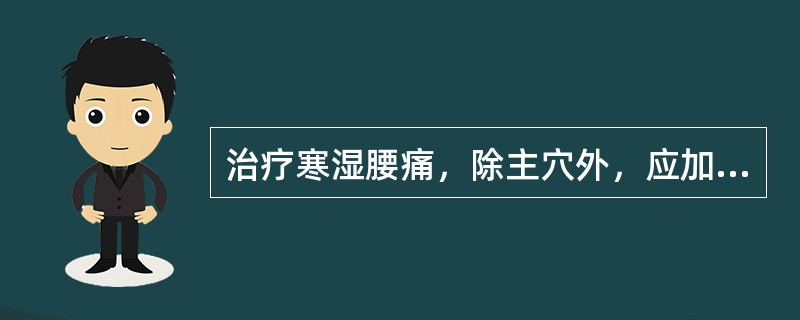 治疗寒湿腰痛，除主穴外，应加用A、命门、腰阳关B、膈俞、次髎C、肾俞、太溪D、太