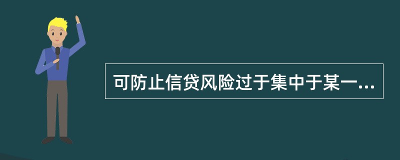 可防止信贷风险过于集中于某一行业的限额管理类别是( )。